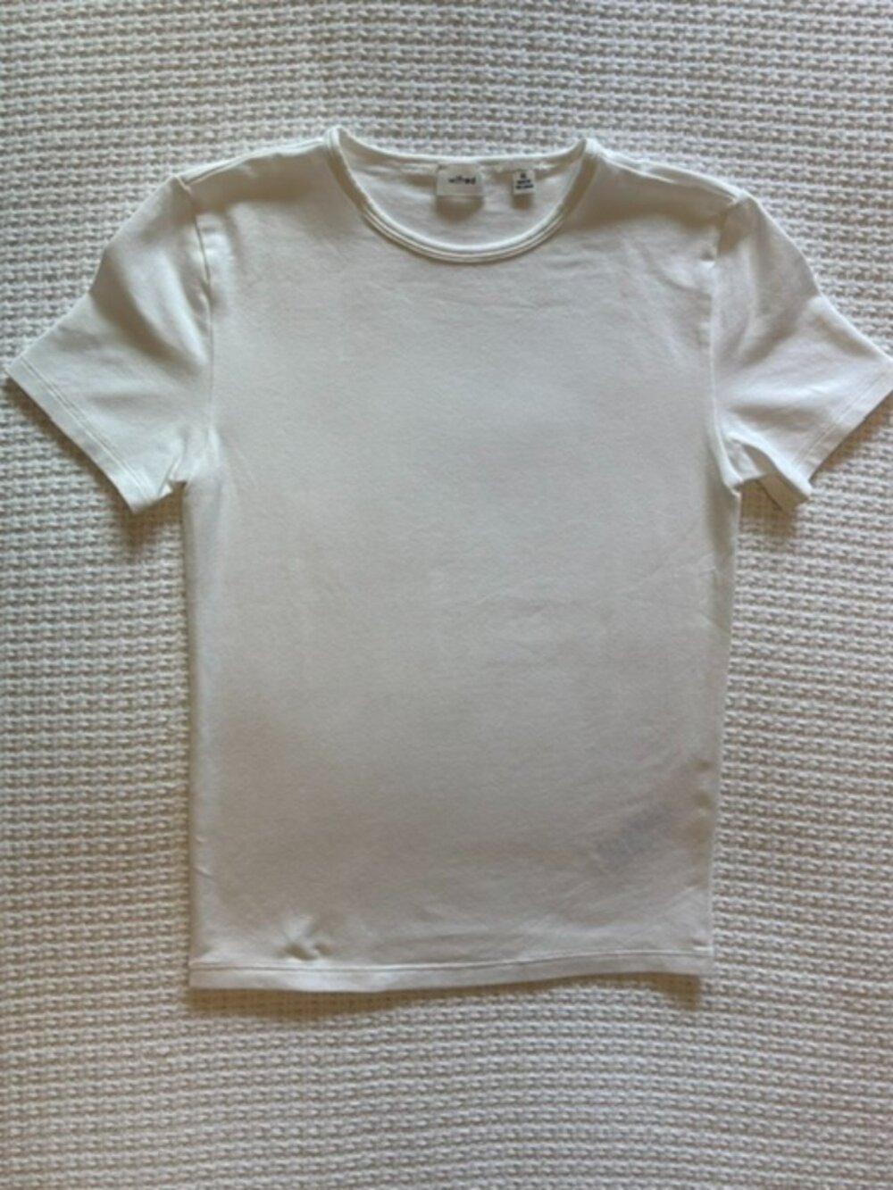 White Wilfred  Fiorino T-Shirt Cotton crewneck tee | Size XS - Picture 2 of 6